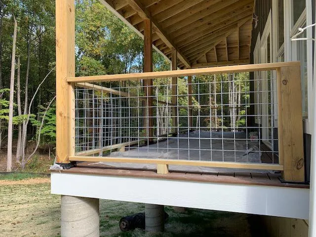 Custom Home with Custom Railing — photograph 2