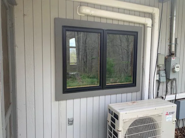 Custom Home  Window and siding replacement — photograph 8
